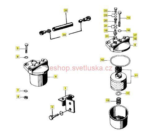 Palivový filtr Multicar M25